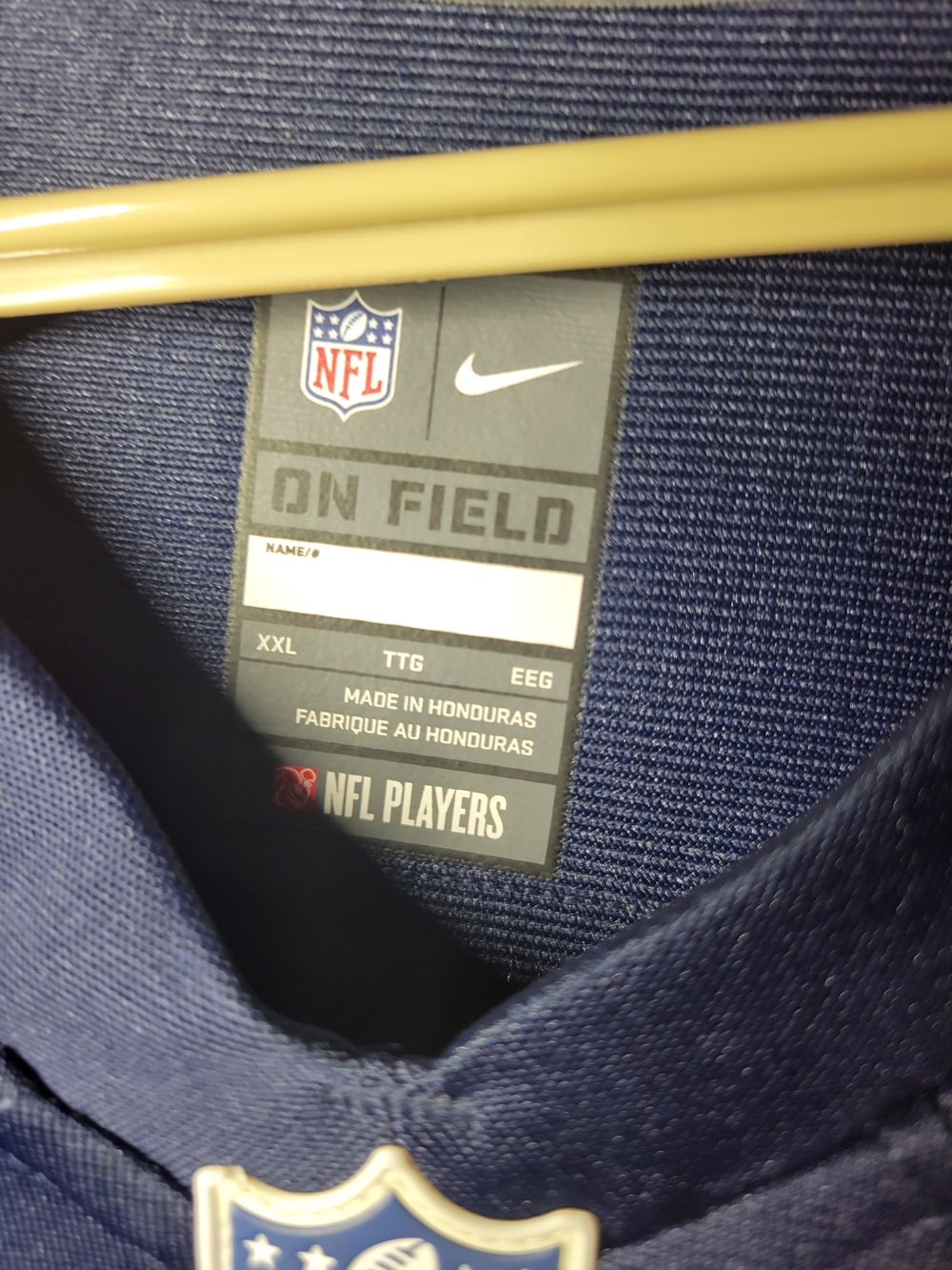 Nike New England Patriots Women's Navy #1 Football Jersey Size XXL - Picture 3 of 8